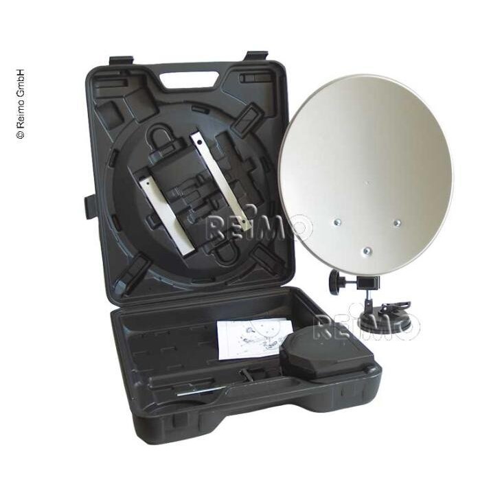 Standartinė palydovinė antena Megasat kempingo dėkle 1 Standartinė palydovinė antena Megasat kempingo dėkle 1