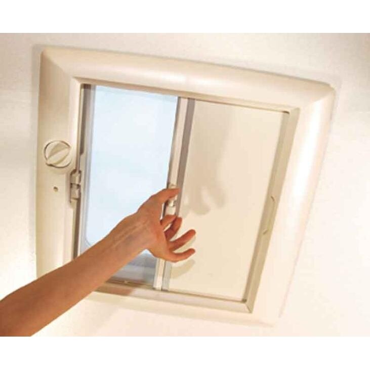 Stogo gaubtas Omni-Vent 40x40cm Spalva: balta 1