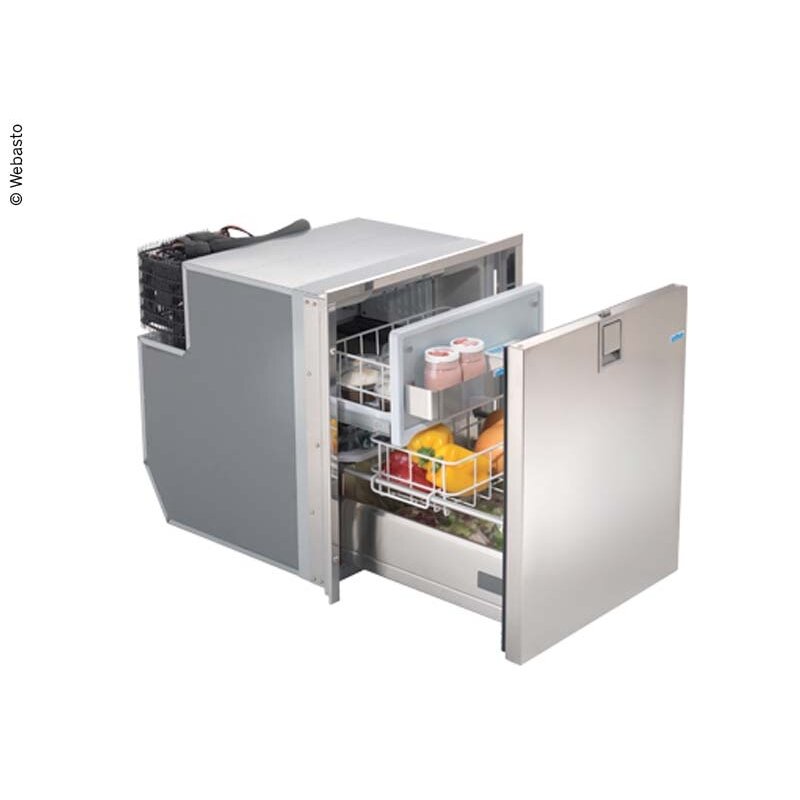 Stalčių šaldytuvas 65L Inox 12/24V DC, neužšąlantis Stalčių šaldytuvas 65L Inox 12/24V DC, neužšąlantis