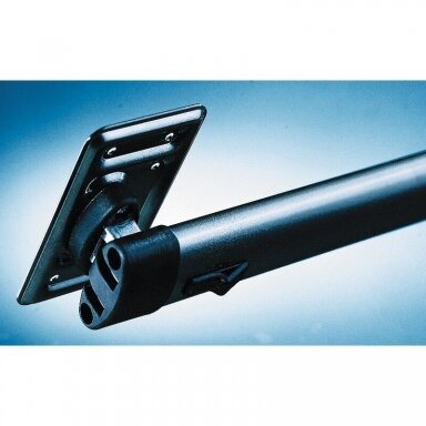 Užsilenkianti stalo koja 675mm antracito metalo