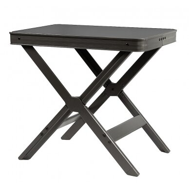Sulankstoma taburetė Elegance Avantgarde Dynamic pilka/smėlio spalvos Sulankstoma taburetė Elegance Avantgarde Dynamic pilka/smėlio spalvos