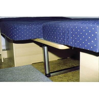 Sulankstomas stalo pagrindas sidabrinis - aukštis 740 mm centrinė jungtis 1 Sulankstomas stalo pagrindas sidabrinis - aukštis 740 mm centrinė jungtis 1