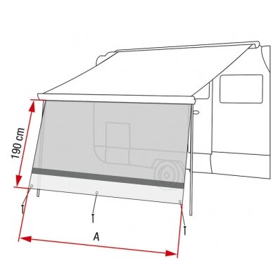 Sun View priekinis skydelis XL 100, 100cm, F45s/F45L,F70,F35pro,F80s/F65s/F65L 1