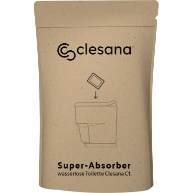 Super absorberis Clesana tualetams