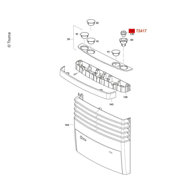 Sukamoji rankenėlė S3004/S5004 1 Sukamoji rankenėlė S3004/S5004 1