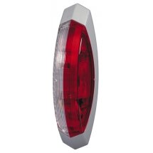 Raudonos/baltos spalvos žibintas kairės pusės 122.2 x H 39.2 x 28.6 mm 1