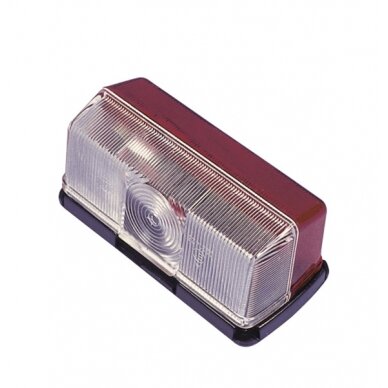 Šviestuvas su pagrindu raudona/balta 92 x 43 x 37 mm 1 Šviestuvas su pagrindu raudona/balta 92 x 43 x 37 mm 1