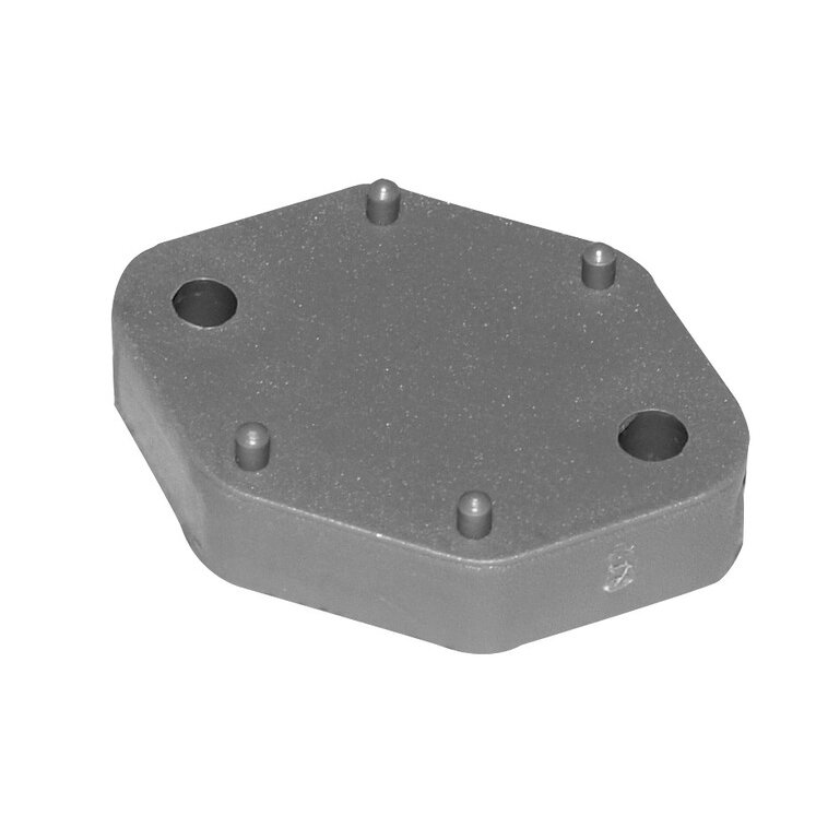 Tarpinė plokštė, aukštis 10mm, pilka Tarpinė plokštė, aukštis 10mm, pilka