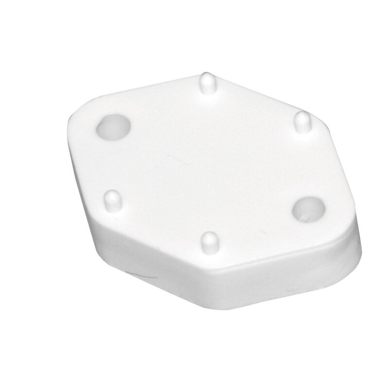 Tarpinė plokštė, aukštis 10 mm, balta Tarpinė plokštė, aukštis 10 mm, balta