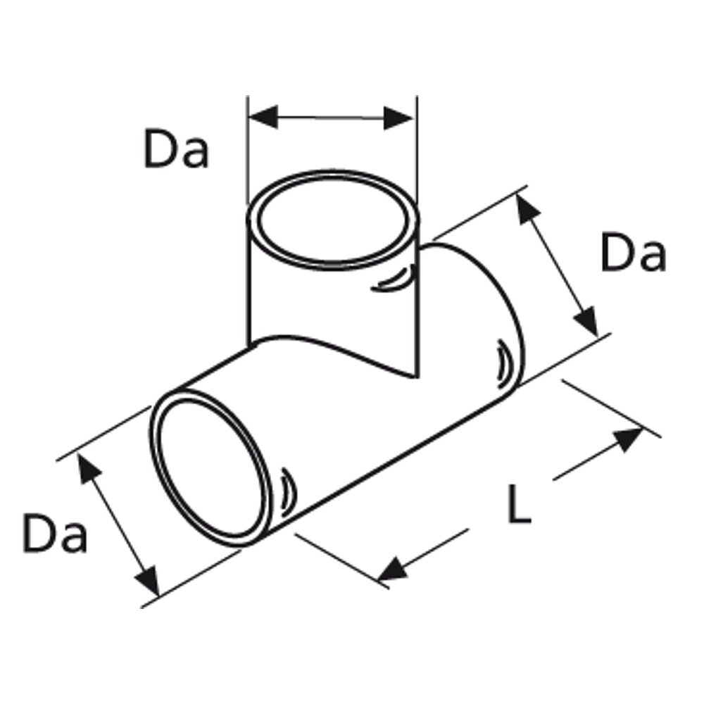 T formos sujungimas 60 mm 1 T formos sujungimas 60 mm 1