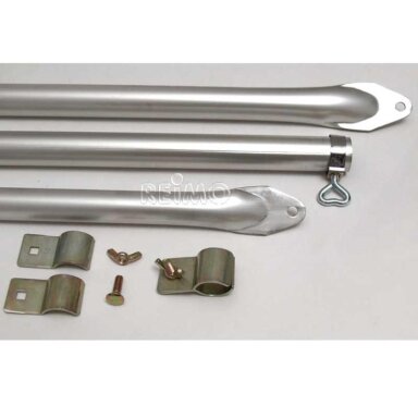 Tempimo strypas/stogo atraminis strypas aliuminis 170-260cm, 3 dalys Tempimo strypas/stogo atraminis strypas aliuminis 170-260cm, 3 dalys