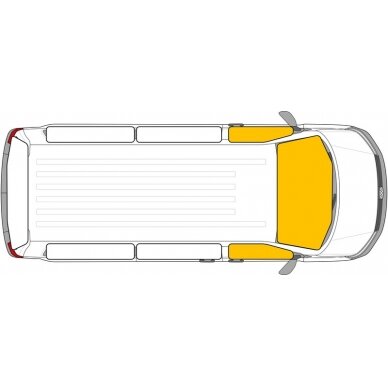 Terminis kilimėlis Isoflex vairuotojo kabina arba galinės durys Renault Master 1