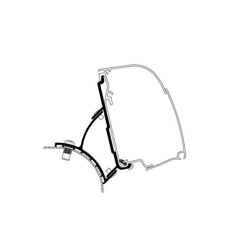 Tento adapteris Thule 4200 - VW T5/T6 Minivenas Fiksuotas Tento adapteris Thule 4200 - VW T5/T6 Minivenas Fiksuotas