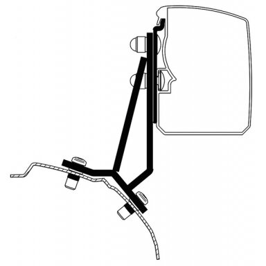 „Thule“ markizės 3200, adapteris „Ford Transit“ / „Tourneo Custom Fixed LHD“.