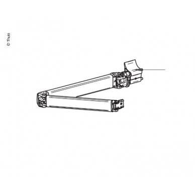 Thule O5003, šarnyrinė ranka dešinėje 3 m ilgio Thule O5003, šarnyrinė ranka dešinėje 3 m ilgio