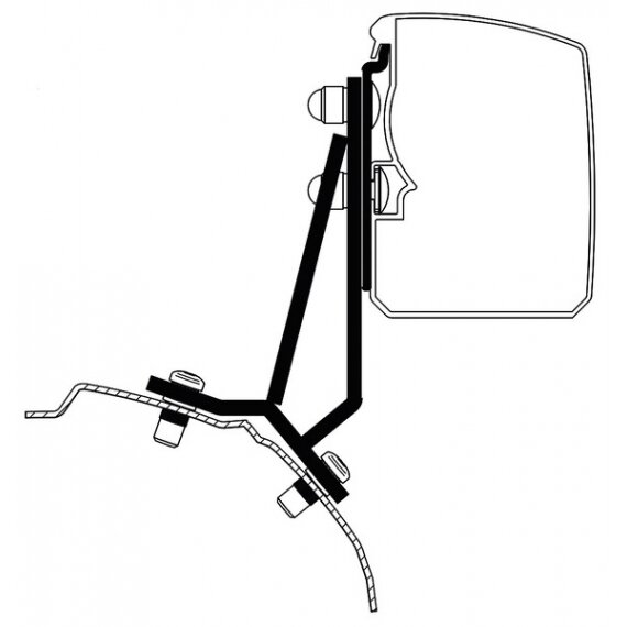 „Thule“ markizės 3200, adapteris „Ford Transit“ / „Tourneo Custom Fixed LHD“.