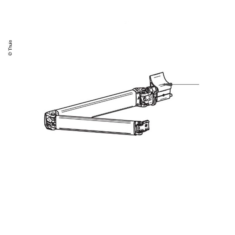 Thule O5003, šarnyrinė ranka dešinėje 3 m ilgio Thule O5003, šarnyrinė ranka dešinėje 3 m ilgio
