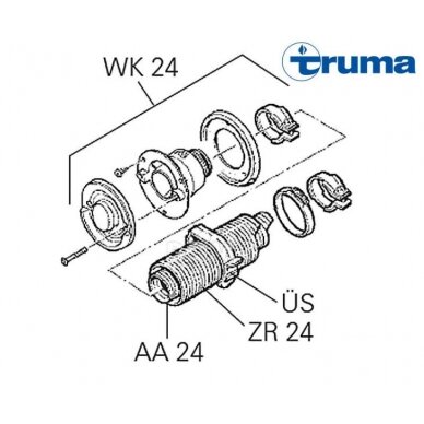 Tiekimo vamzdis ZR 24, 64 mm (bėgimo metras) Tiekimo vamzdis ZR 24, 64 mm (bėgimo metras)