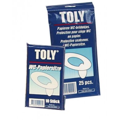 Toly tualetinio popieriaus sėdynės 10 vnt Toly tualetinio popieriaus sėdynės 10 vnt