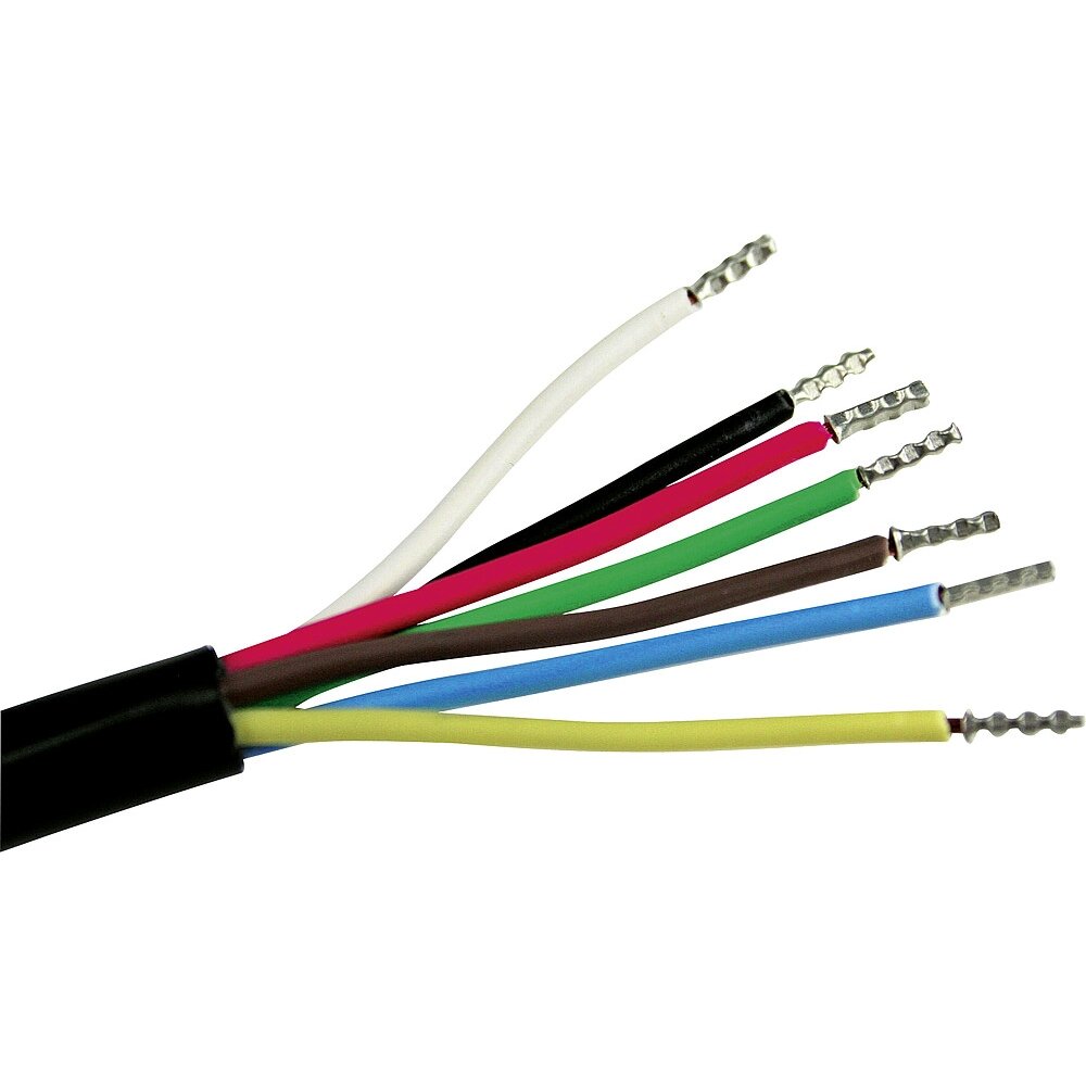 Transporto priemonės kabelis PVC H05VV-F 5 x 1,0 mm Transporto priemonės kabelis PVC H05VV-F 5 x 1,0 mm