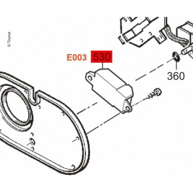 Truma atsarginė dalis: uždegiklis 12V E2400/E4000 39050-19000