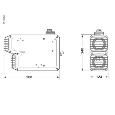 Truma šildymas - VarioHeat komfortas, 12V, galia 3700W 2 Truma šildymas - VarioHeat komfortas, 12V, galia 3700W 2