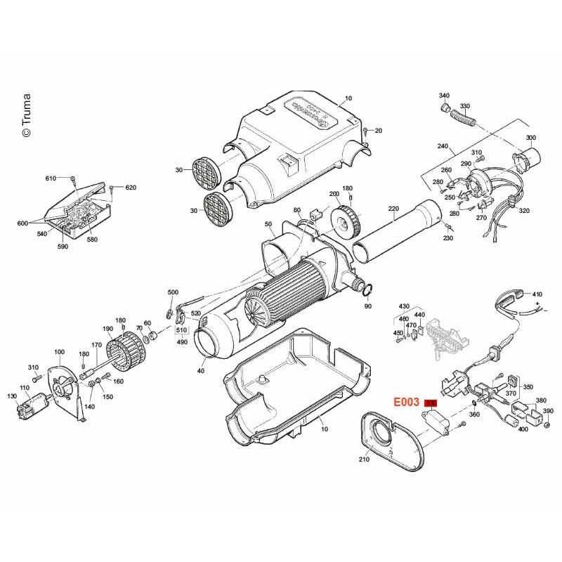 Truma atsarginė dalis: uždegiklis 12V E2400/E4000 39050-19000 1