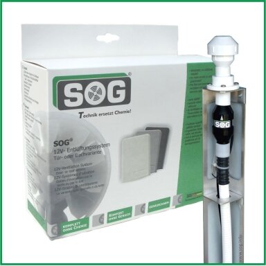 Tualeto ventiliacinio stogo variantas skirtas Thetford C 500