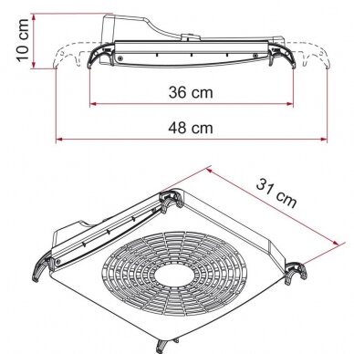 „Turbo Kit“ -Galingas ventiliatorius, skirtas kabinti beveik visuose stoglangiuose 6 „Turbo Kit“ -Galingas ventiliatorius, skirtas kabinti beveik visuose stoglangiuose 6