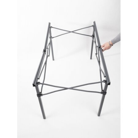 Turizmo stalas RAUMA II 119x70x70cm antracitas, aliuminis 3