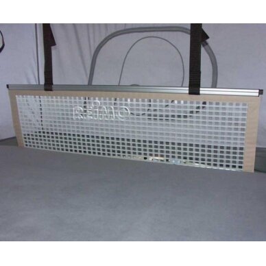 Tvirtas apsauginis tinklelis nišai 1060x350 mm su sagtimi 1