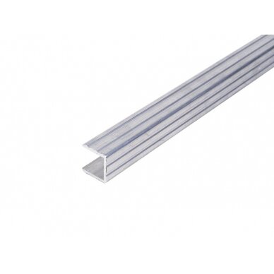 U profilis iš aliuminio 15mm strypas 2m U profilis iš aliuminio 15mm strypas 2m