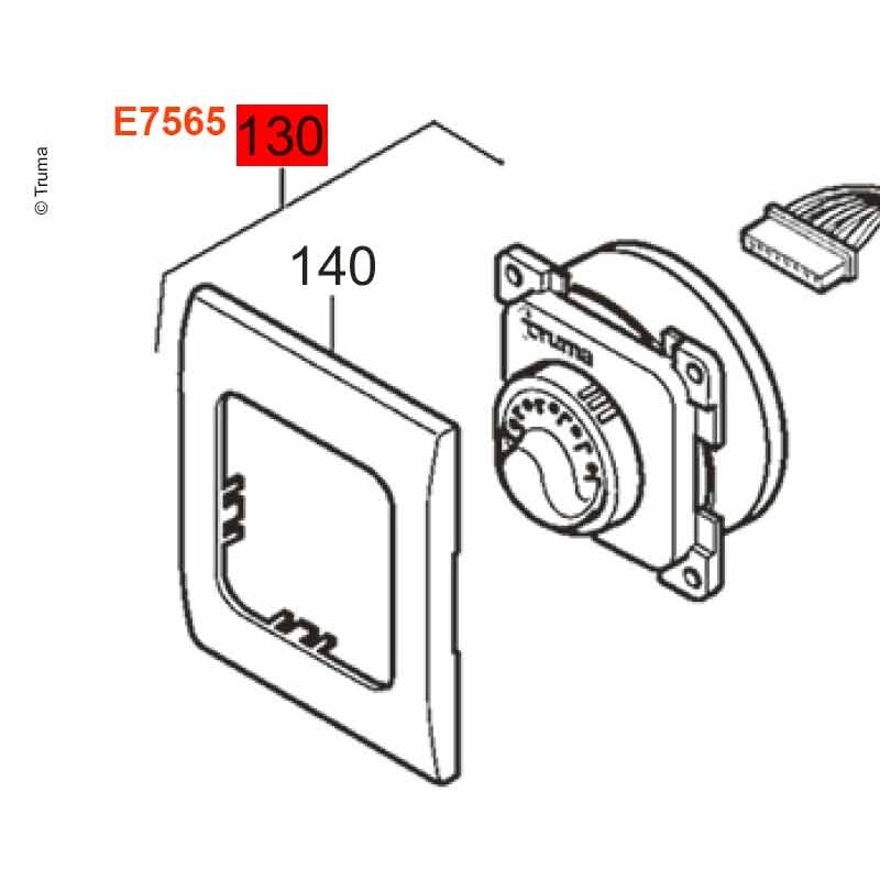 Ultraheat valdymo pultas, juodas