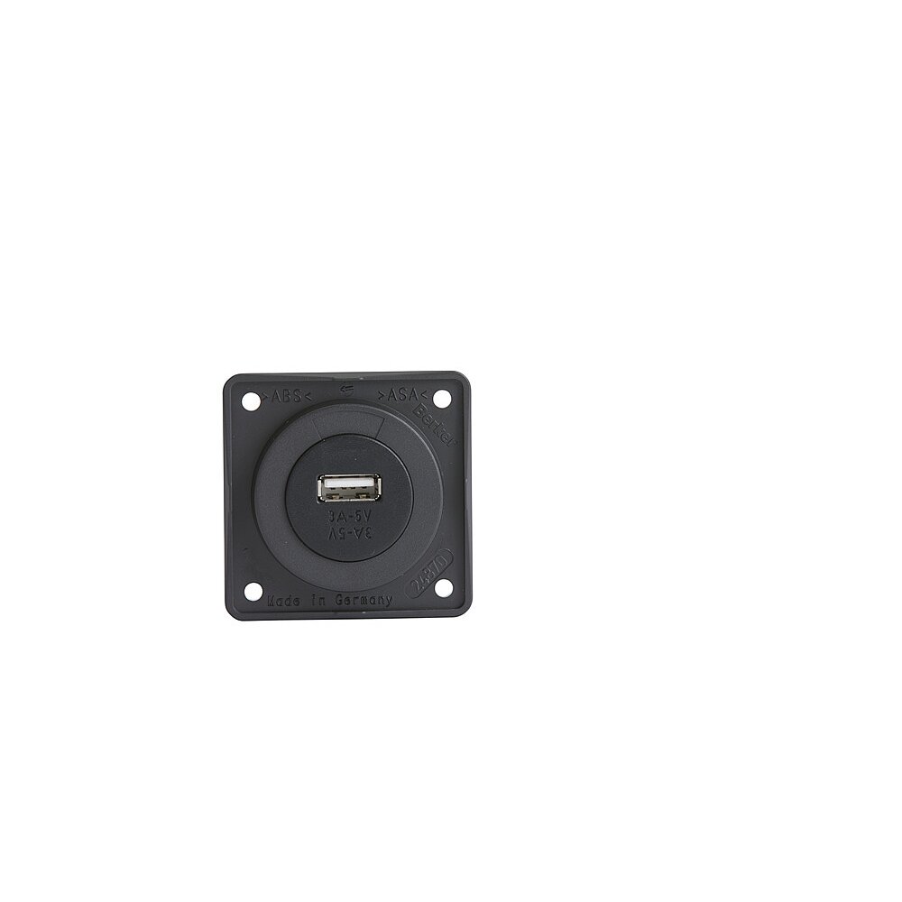 USB įkrovimo lizdas 12 V matinis antracitas