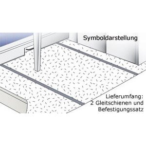 Variotech VW T4 slydimo bėgelių rinkinys trumpai važiuoklės bazei
