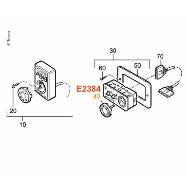 Valdymo rankena E4000
