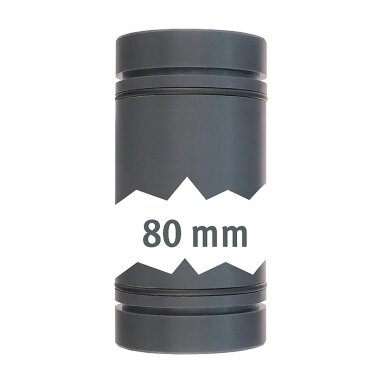vamzdis 40 mm abu.
su O žiedu 80 mm
