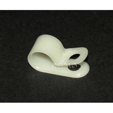 Vamzdžio spaustukas plastikinis 8 mm laisvas Vamzdžio spaustukas plastikinis 8 mm laisvas