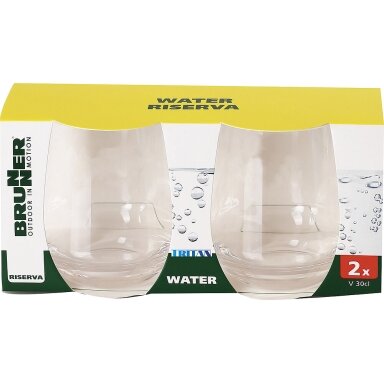 Vandens stiklinės Riserva rinkinys 2 300 ml