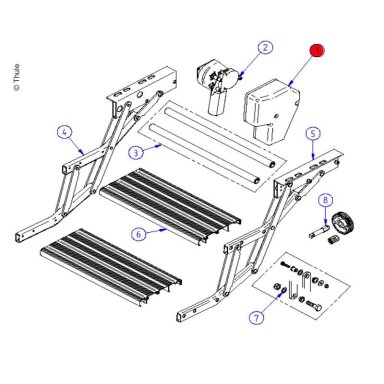 Variklio gaubtas Double Step 12V