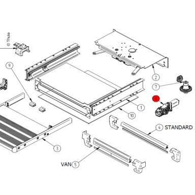 Variklis 12V Slide Out 2012 m