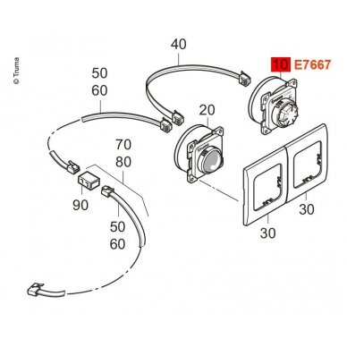 Valdymo skydelis juodas CP Classic 1 Valdymo skydelis juodas CP Classic 1