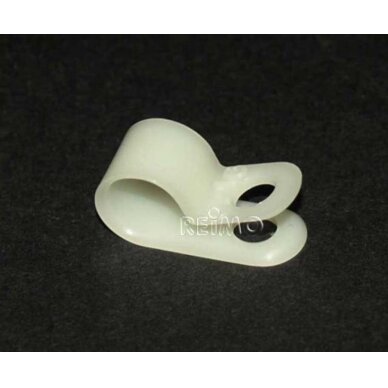 Vamzdžio spaustukas plastikinis 8 mm laisvas 1 Vamzdžio spaustukas plastikinis 8 mm laisvas 1