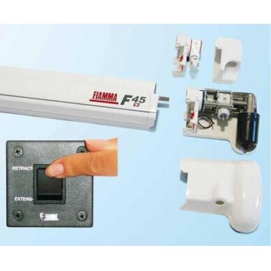 Variklio komplektas Fiamma tentams F45S, F45L, F65S ir F65 Variklio komplektas Fiamma tentams F45S, F45L, F65S ir F65