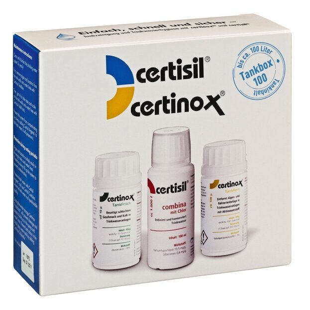 Vandens dezinfekcijos komplektas Certibox CB 100 Vandens dezinfekcijos komplektas Certibox CB 100