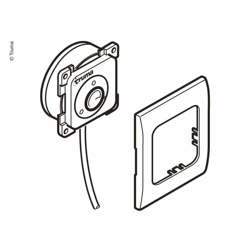 Valdymo skydelis 230V juodas