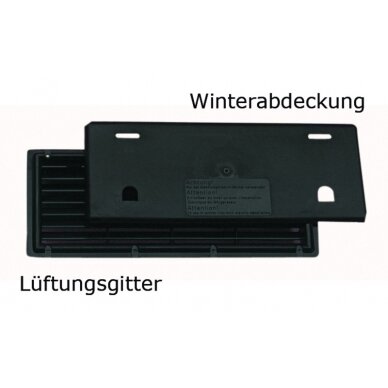 Vėdinimo grotelės 375x150 mm, žieminė danga Vėdinimo grotelės 375x150 mm, žieminė danga