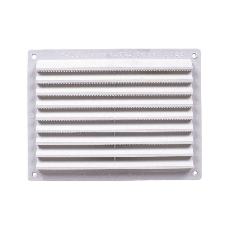 Vėdinimo grotelės 150x200mm, baltos
