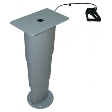 Vienos kolonos pakeliamas stalas Primero Comfort, 310-670mm, sidabro pilkas Vienos kolonos pakeliamas stalas Primero Comfort, 310-670mm, sidabro pilkas