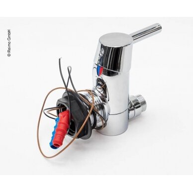 Vienos svirties keraminis maišytuvas Trend C, chromuotas su jungikliu 1